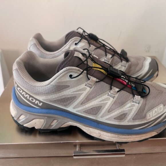 SALOMON XT-6 'Silver Cloud Iron Ultramarine EU SIZE 38 - Picture 8 of 9